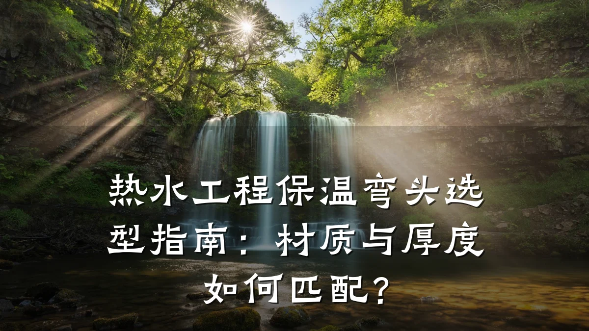 热水工程保温弯头选型指南：材质与厚度如何匹配？