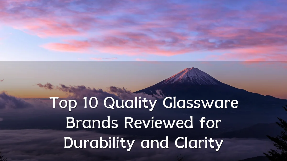 Top 10 Quality Glassware Brands Reviewed for Durability and Clarity