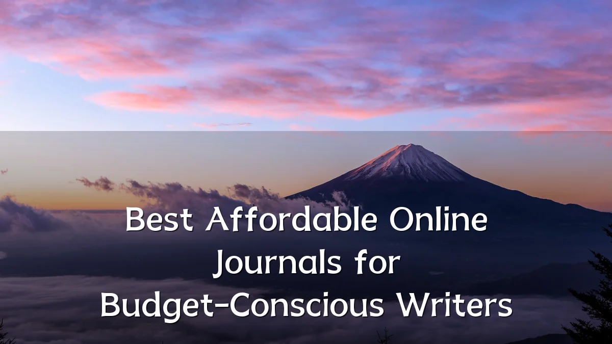Best Affordable Online Journals for Budget-Conscious Writers