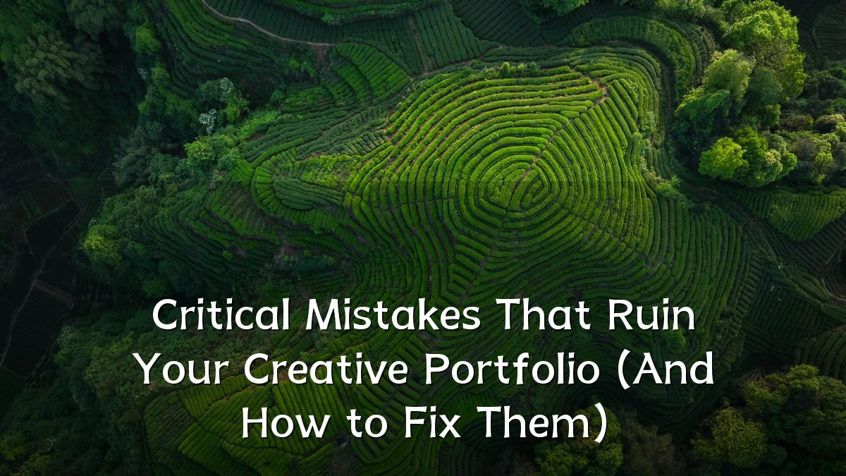 Critical Mistakes That Ruin Your Creative Portfolio (And How to Fix Them)