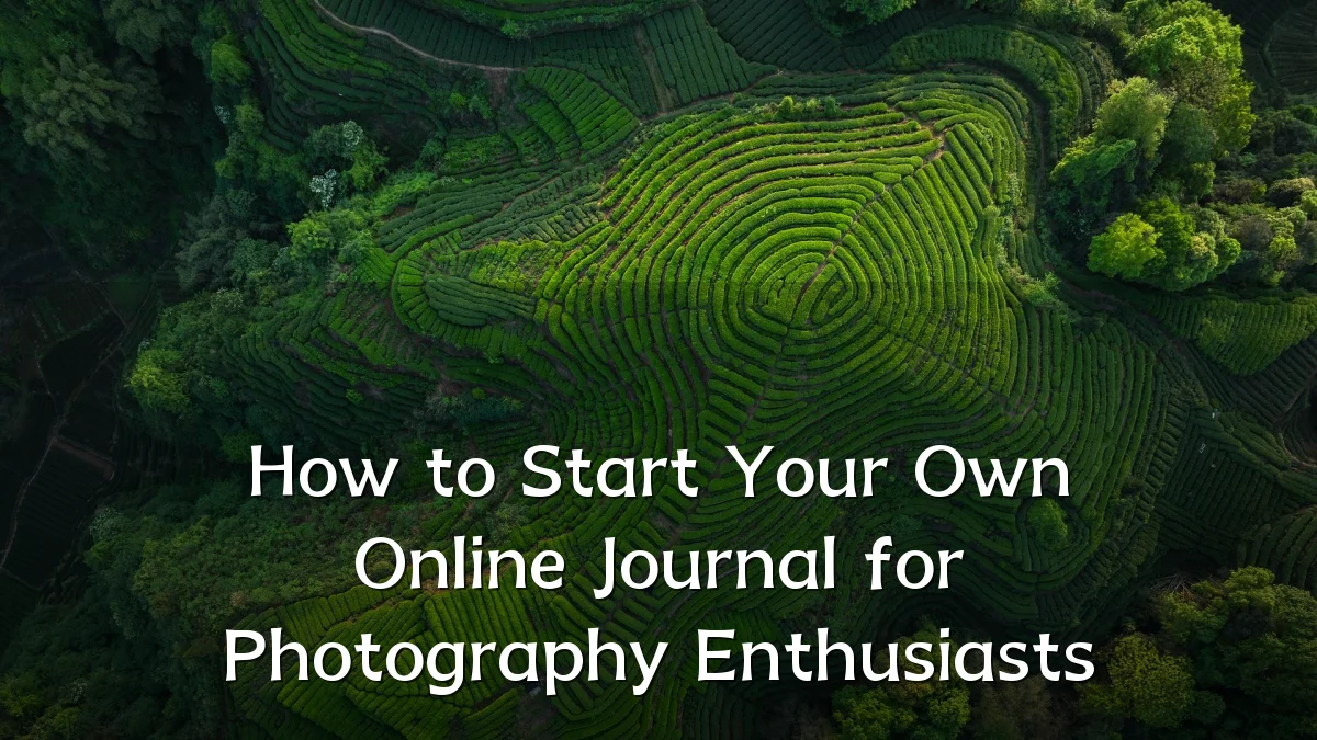 How to Start Your Own Online Journal for Photography Enthusiasts