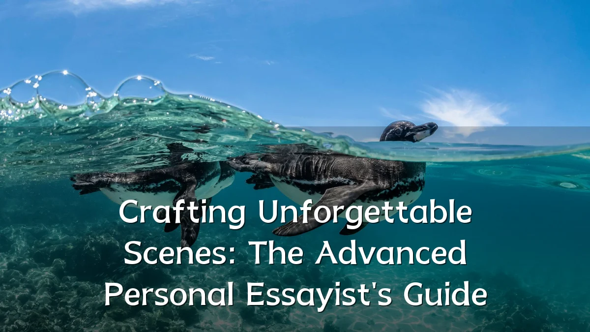 Crafting Unforgettable Scenes: The Advanced Personal Essayist's Guide