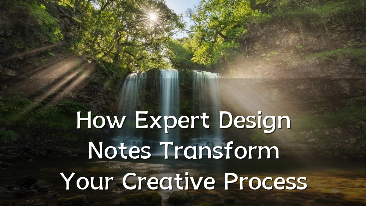 How Expert Design Notes Transform Your Creative Process