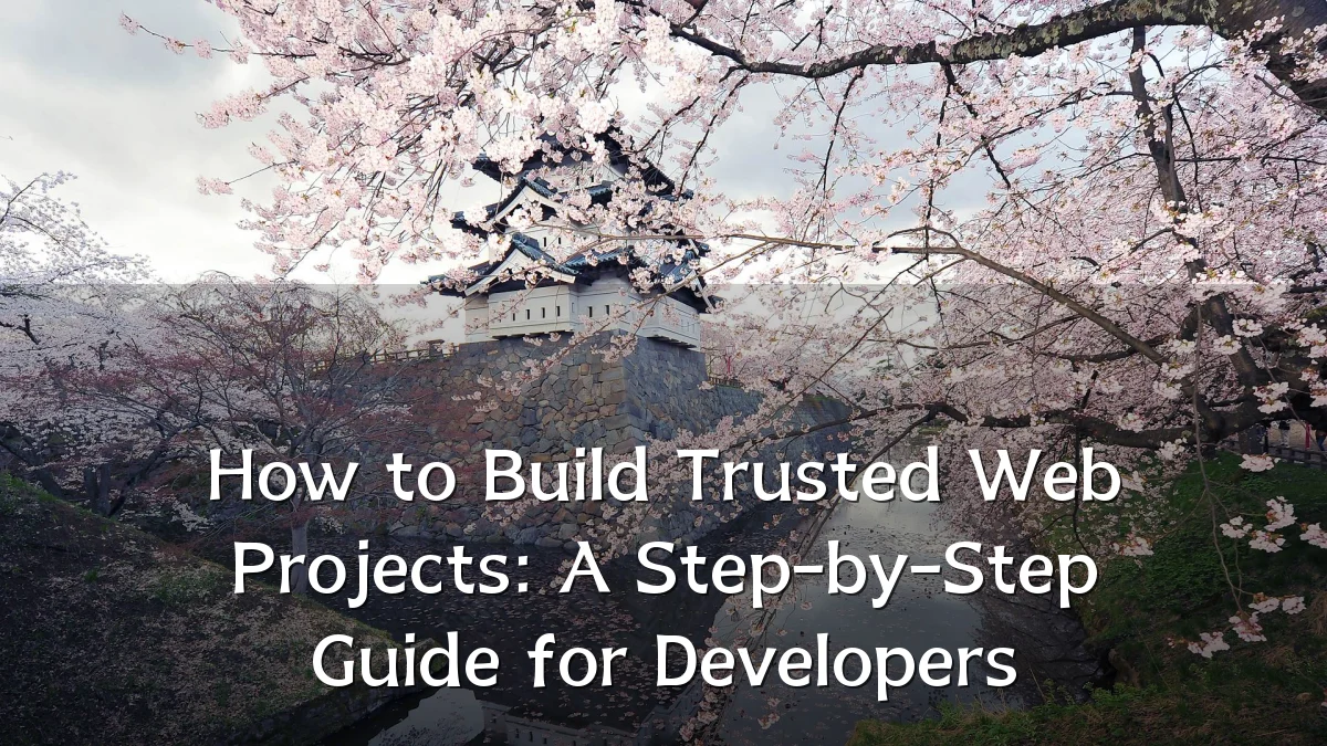 How to Build Trusted Web Projects: A Step-by-Step Guide for Developers