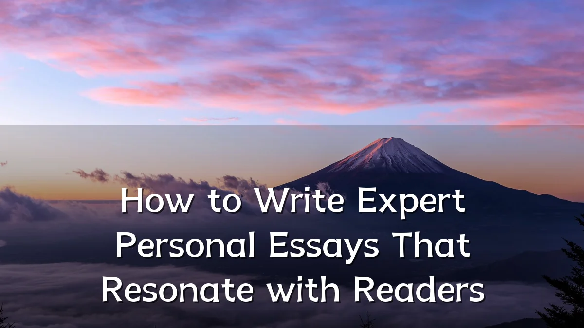 How to Write Expert Personal Essays That Resonate with Readers