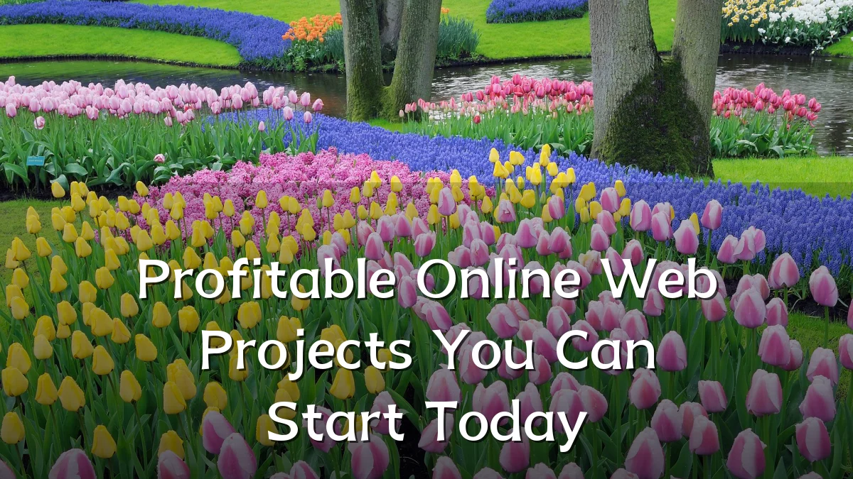 Profitable Online Web Projects You Can Start Today