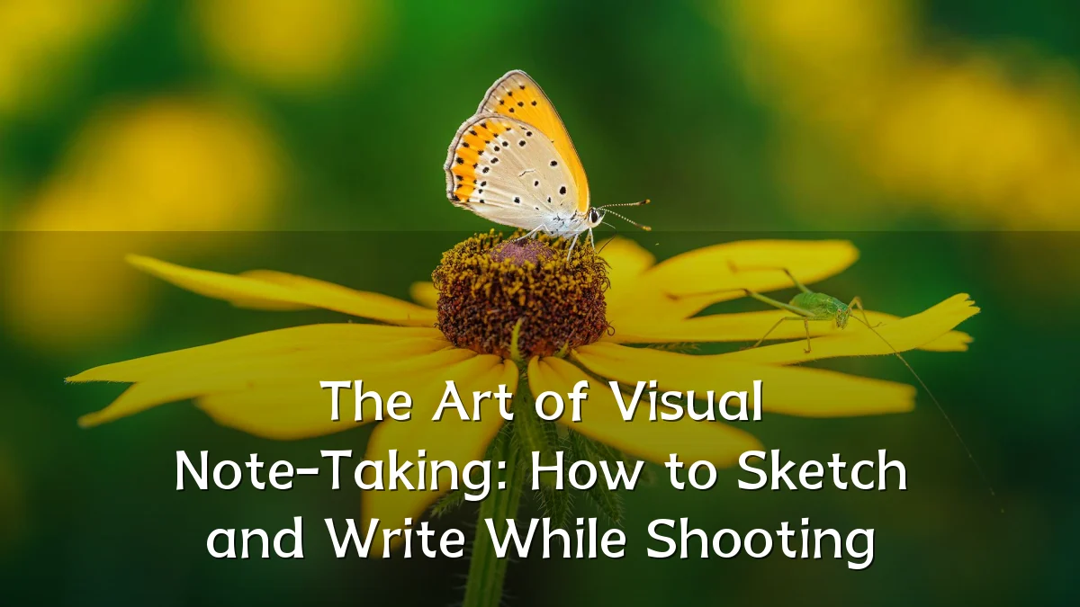 The Art of Visual Note-Taking: How to Sketch and Write While Shooting